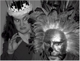 Jill Nienhiser and Trip Lloyd in "The Lion, the Witch and the Wardrobe"